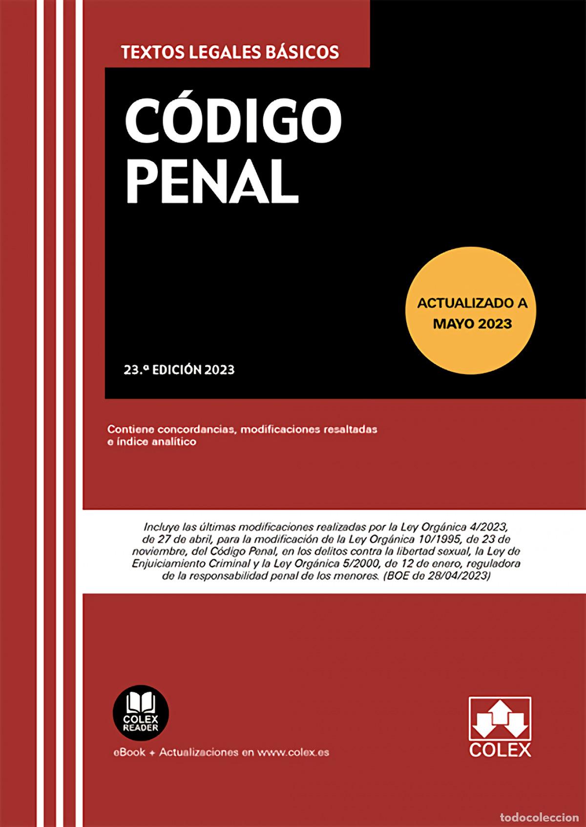 Libros: C&oacute;digo penal - S.L., Editorial Colex - Foto 1