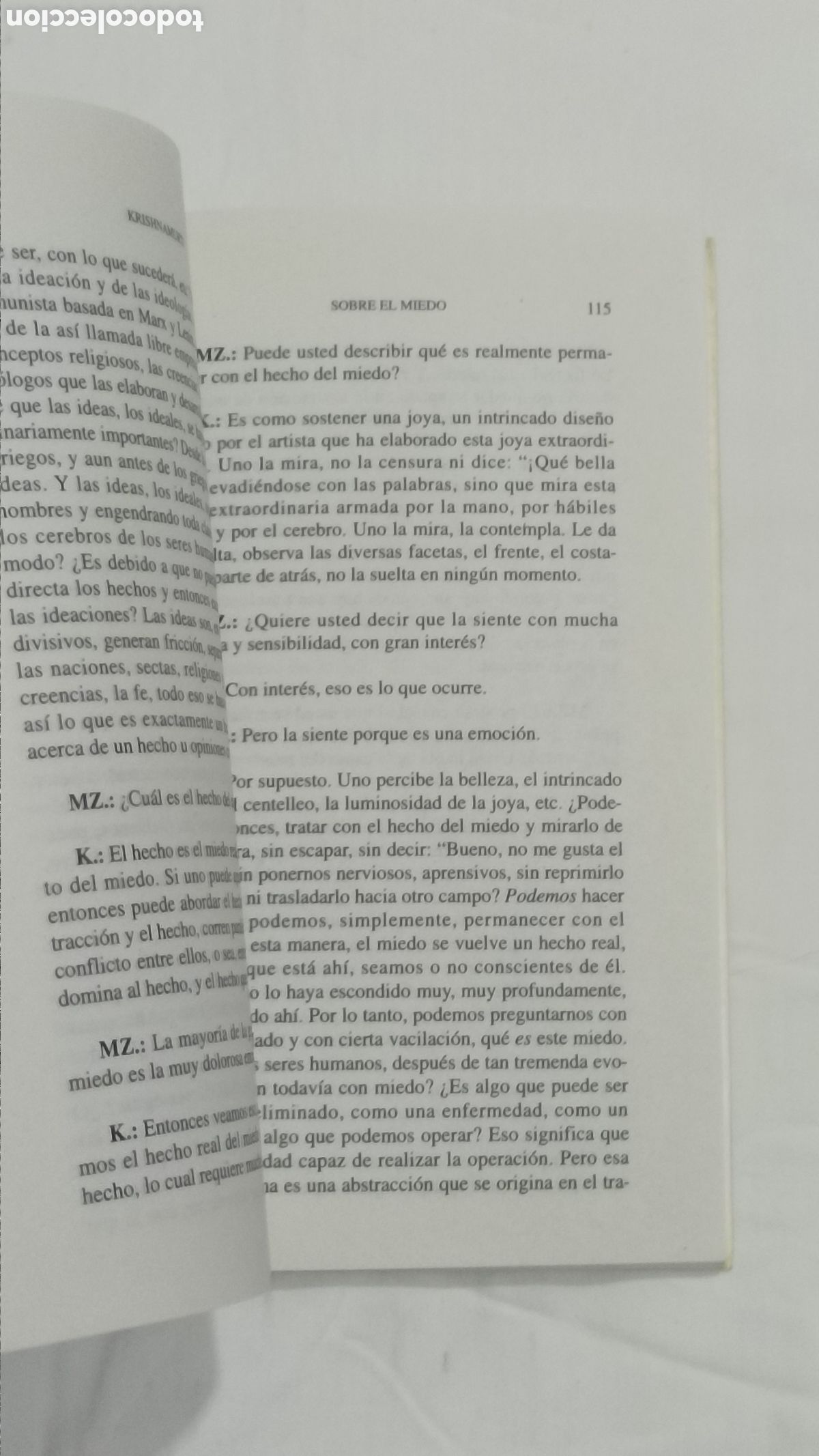 Libros: Krishnamurt . Sobre el miedo - Foto 4