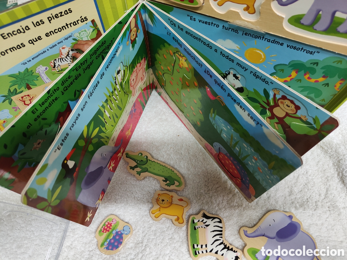 Libros: LOS CACHORROS DE LA SELVA/LIBRO JUGAR Y APRENDER - Foto 5