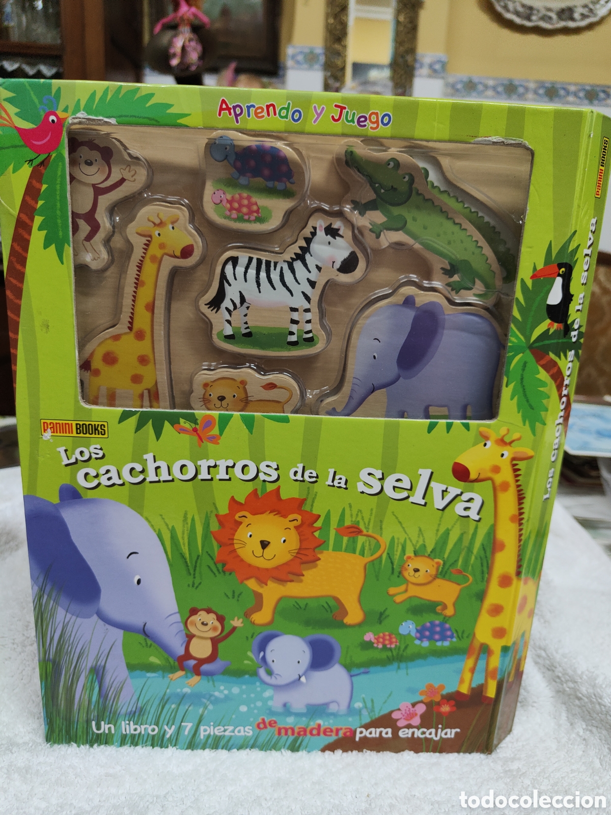 Libros: LOS CACHORROS DE LA SELVA/LIBRO JUGAR Y APRENDER - Foto 1