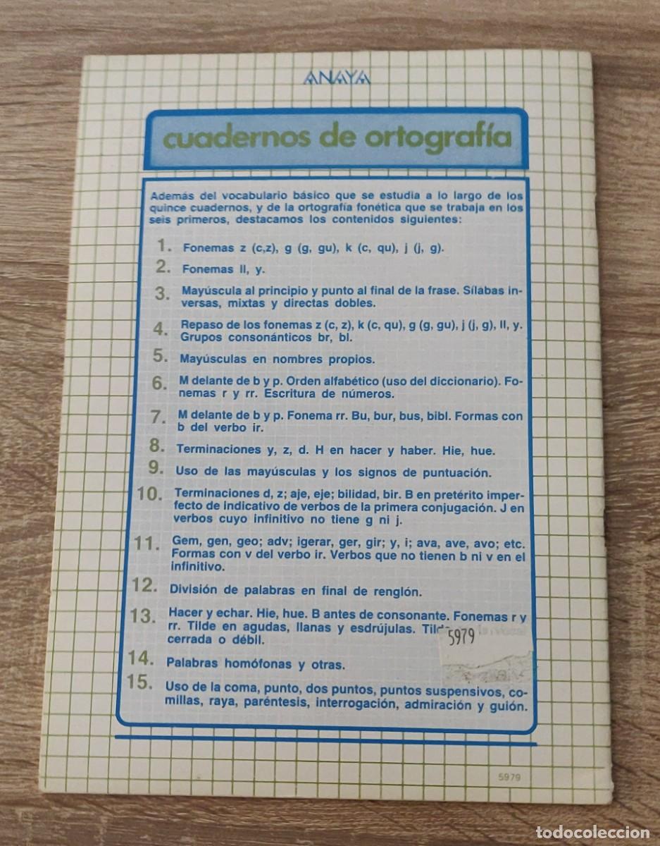 Libros: Cuaderno de Ortografia. - Foto 7