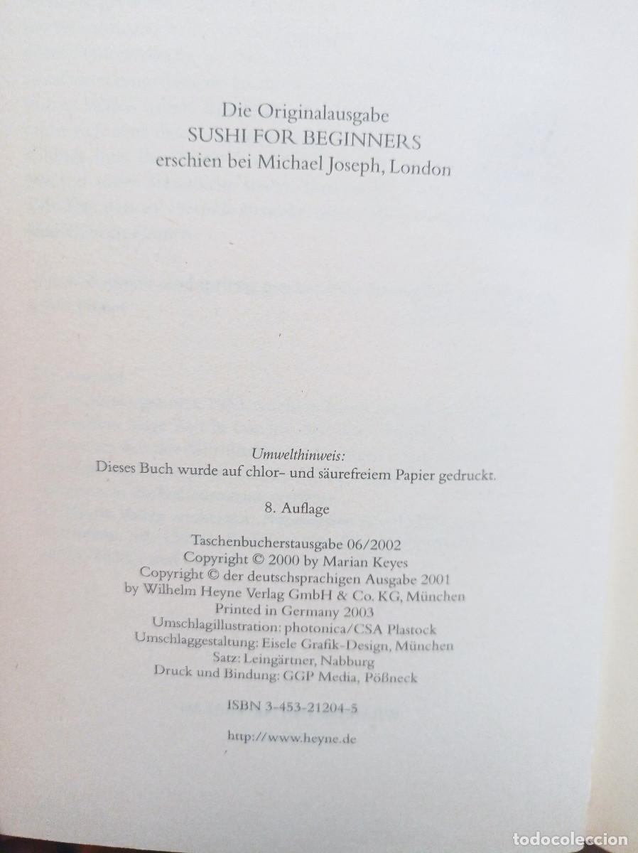 Libros: Sushi Fur Anfanger Marian Keyes - Foto 2