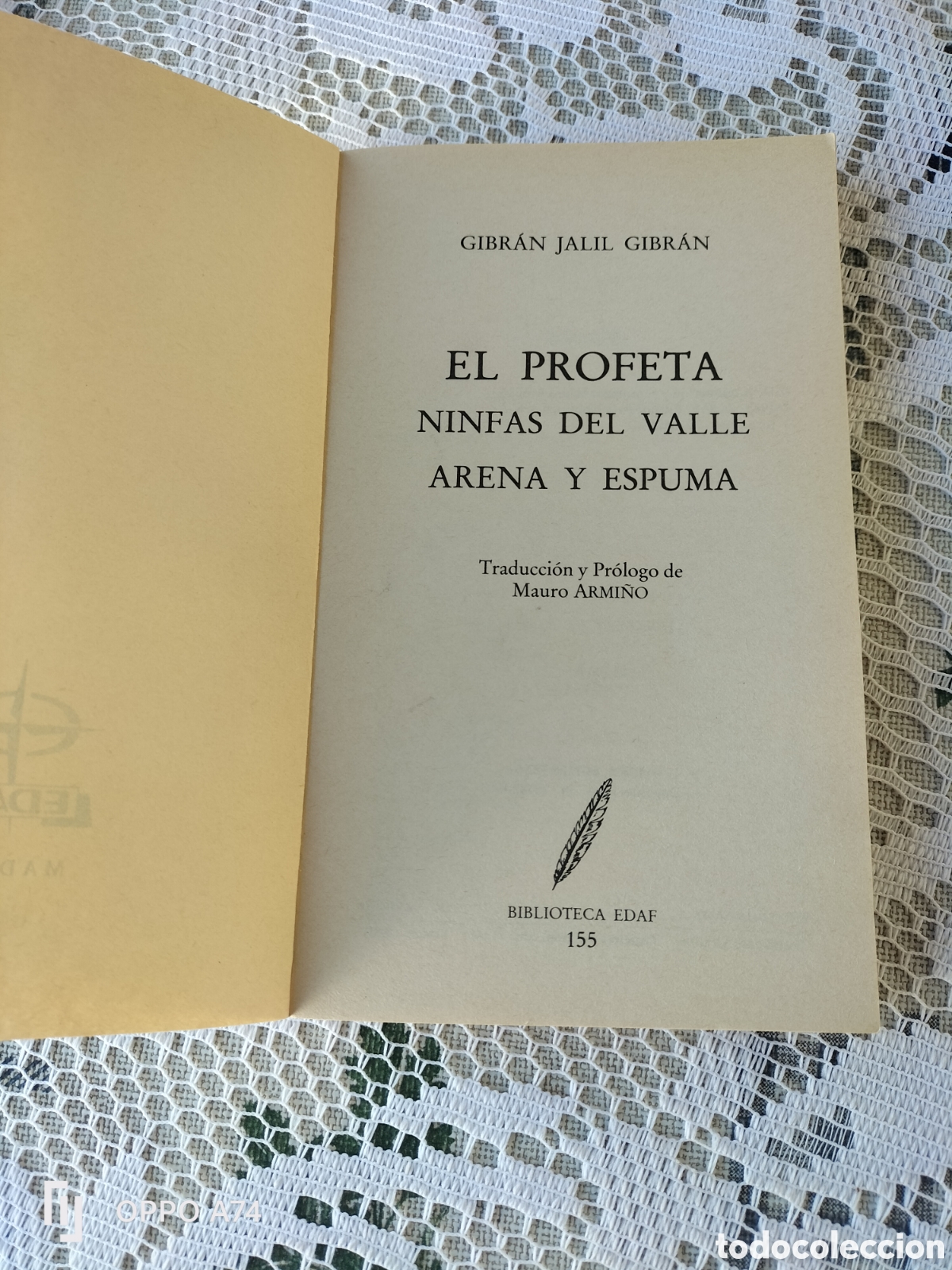 Libros: Libro de Gibran Jalil Gibran. - Foto 2