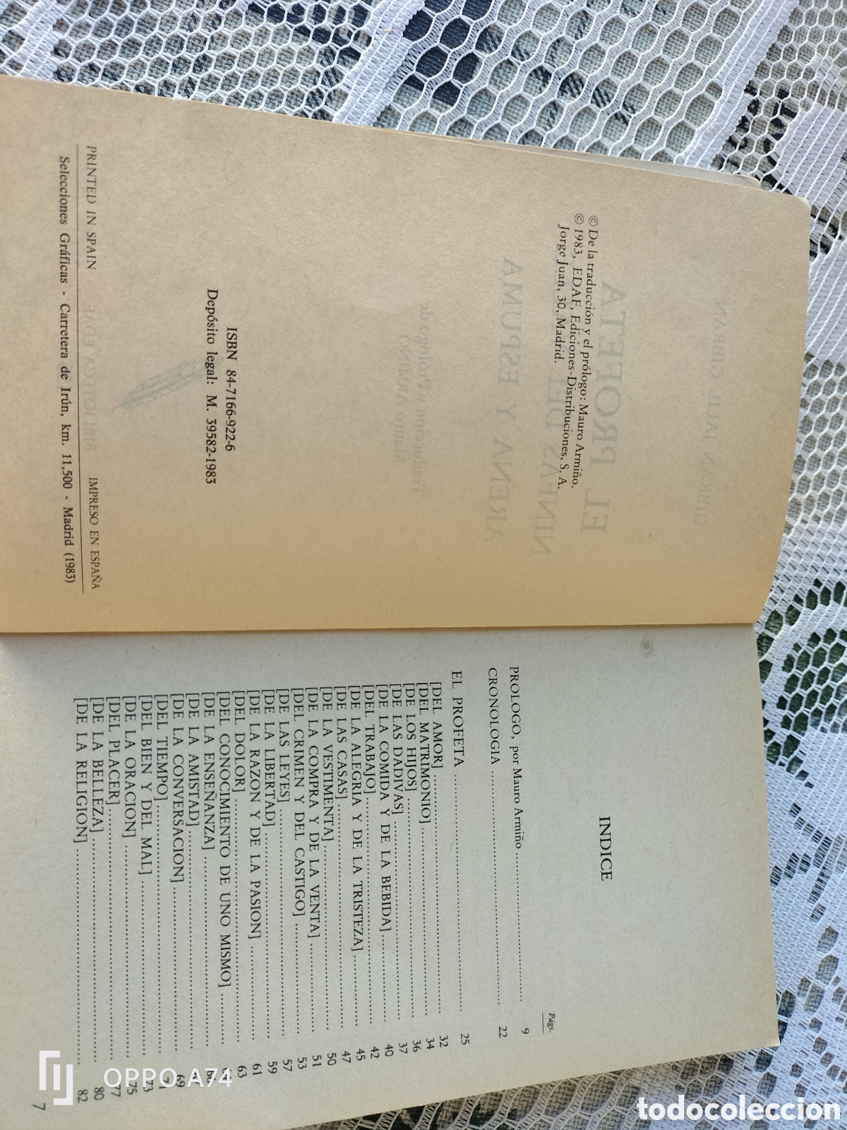 Libros: Libro de Gibran Jalil Gibran. - Foto 3