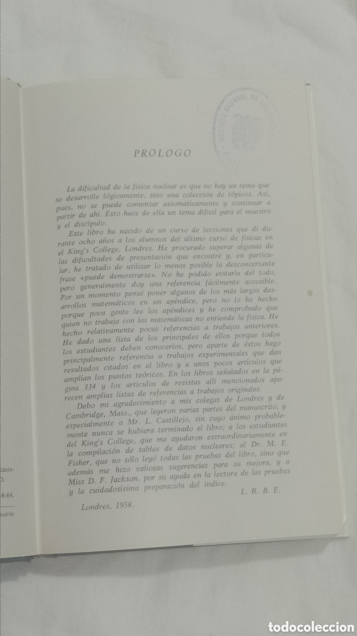 Libros: Introducci&oacute;n a la teor&iacute;a nuclear . Elton - Foto 10
