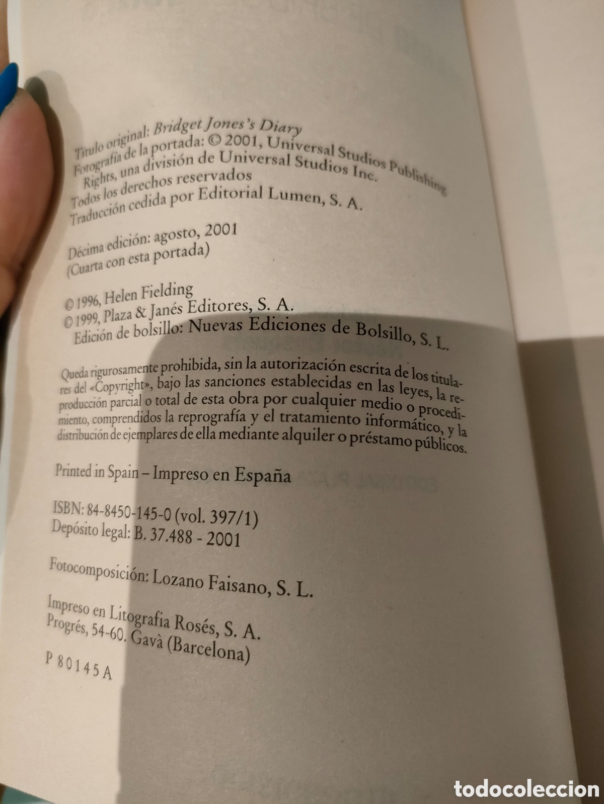 Libros: Libro. El diario de Bridget Jones - Foto 3