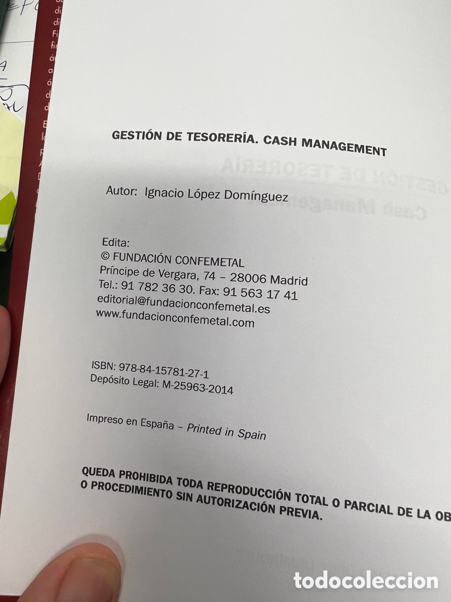Libros: Gesti&oacute;n de Tesorer&iacute;a - Foto 3