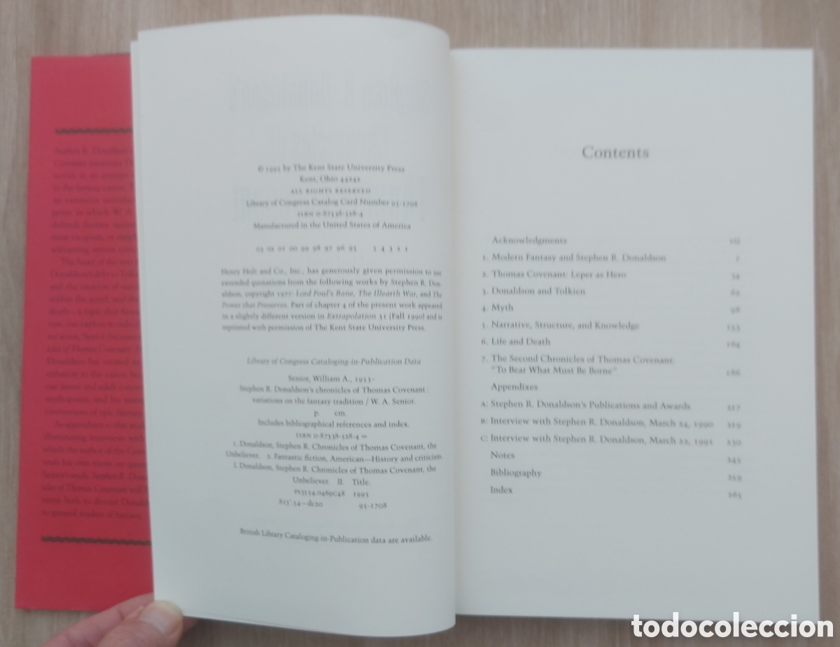 Libros: Stephen Donaldson - W. A. Senior - Foto 4
