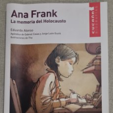 Libri: LIBRO - EDUARDO ALONSO - ANA FRANK, LA MEMORIA DEL HOLOCAUSTO - PRIMERA EDICION 2018