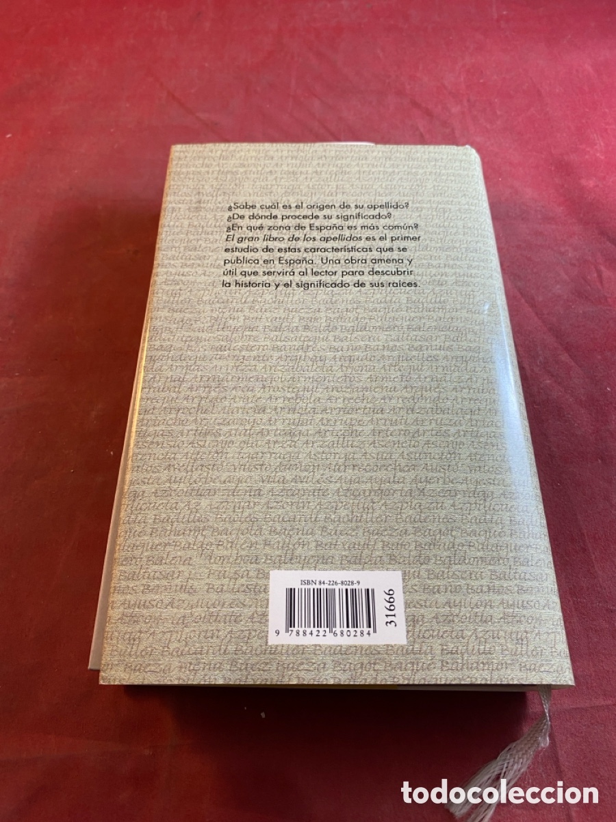 Libros: El gran libro de los apellidos - Foto 2