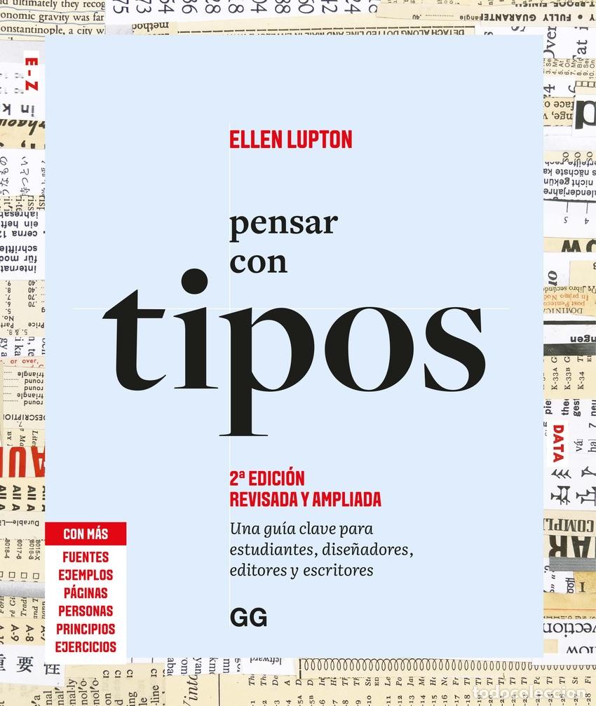 Libros: PENSAR CON TIPOS. 2&ordf; ED REV AMP - Lupton, Ellen - Foto 1