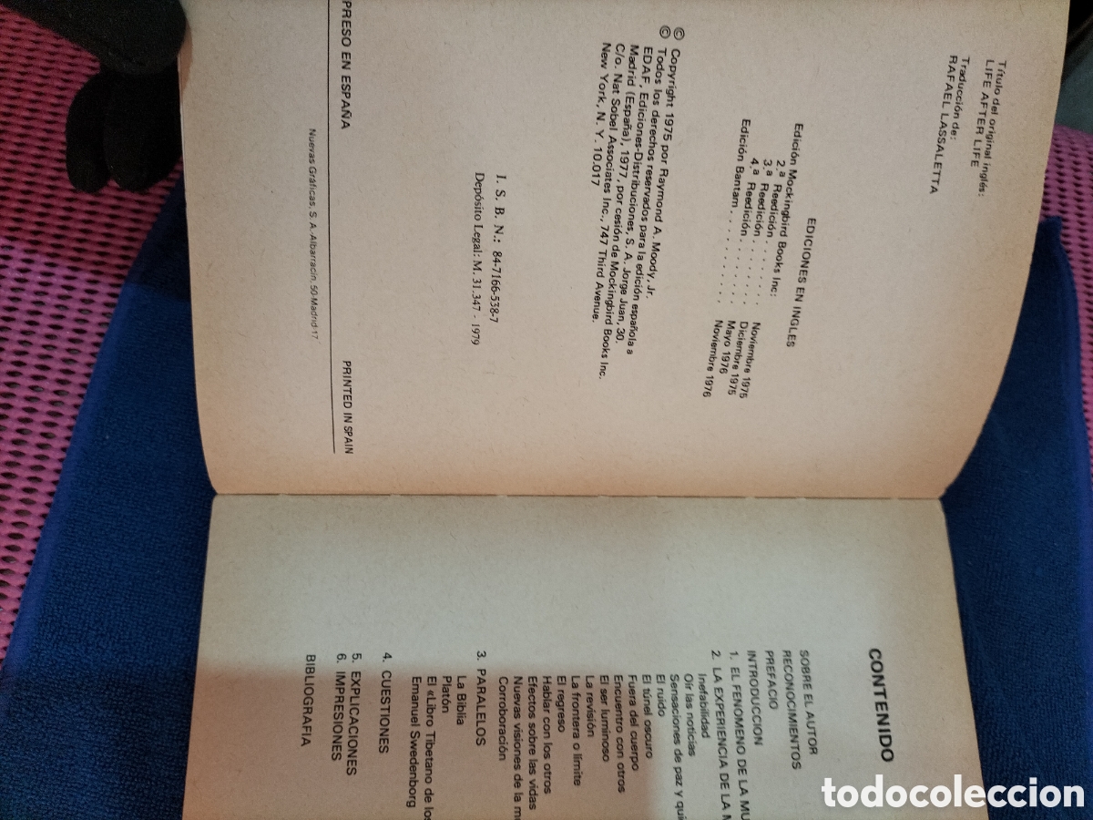 Libros: Libro de: Raymond A. Moody. - Foto 5