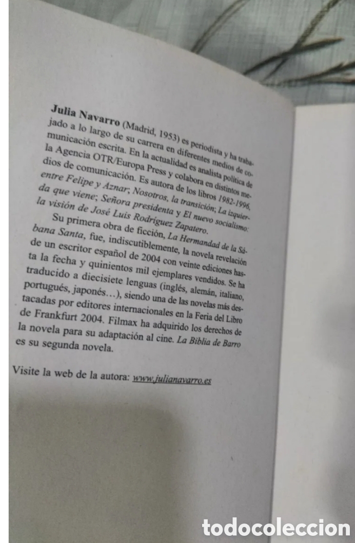 Libros: Libro de : Julia Navarro. - Foto 3