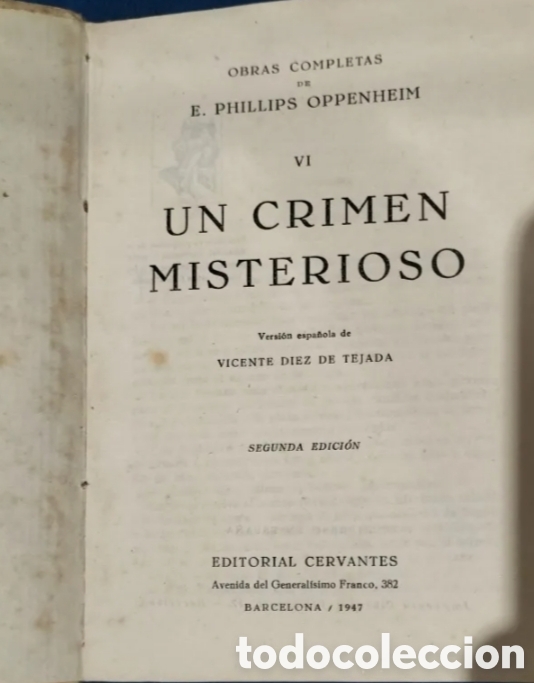 Libros: Libro de: E.Phillips Oppenheim. - Foto 2