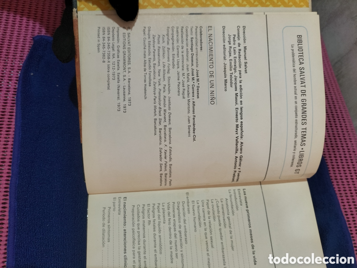 Libros: Libro de :El nacimiento de un ni&ntilde;o. - Foto 4