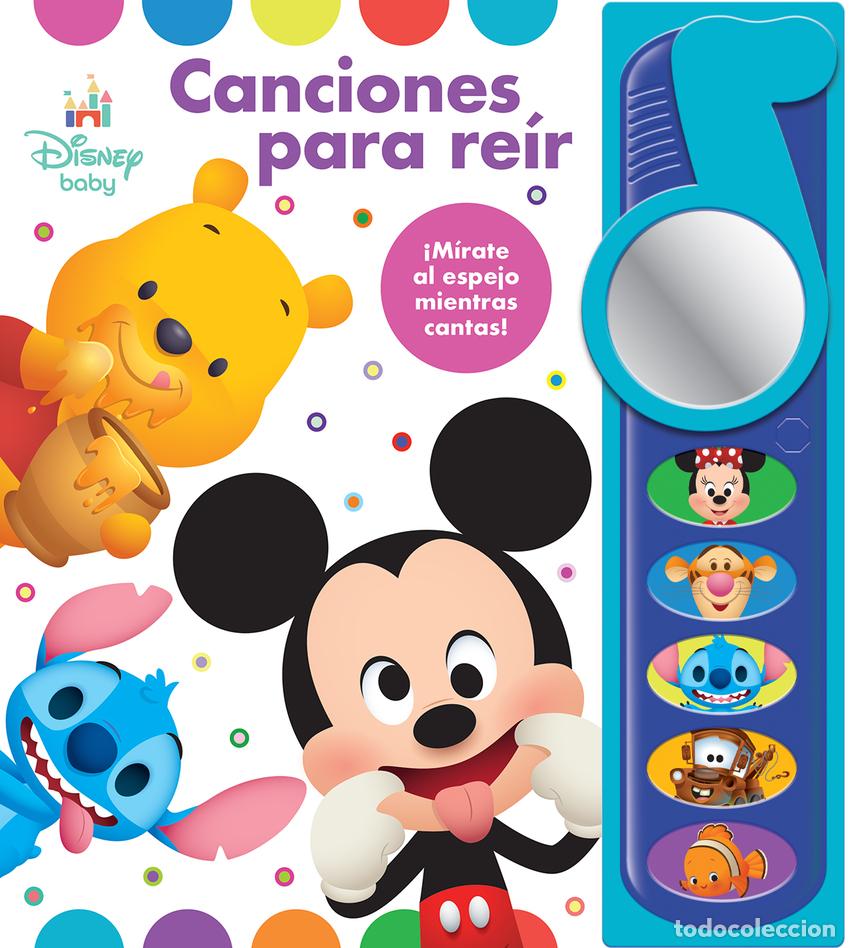Libri: CANCIONES PARA RE&Iacute;R DISNEY BABY NOTA MUSICAL CON ESPEJO - Disney Baby
