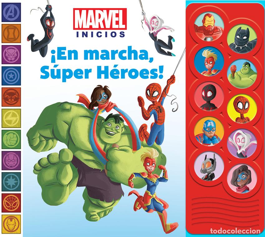 Libros: &iexcl;EN MARCHA S&Uacute;PER H&Eacute;ROES! MARVEL INICIOS - Marvel - Foto 1