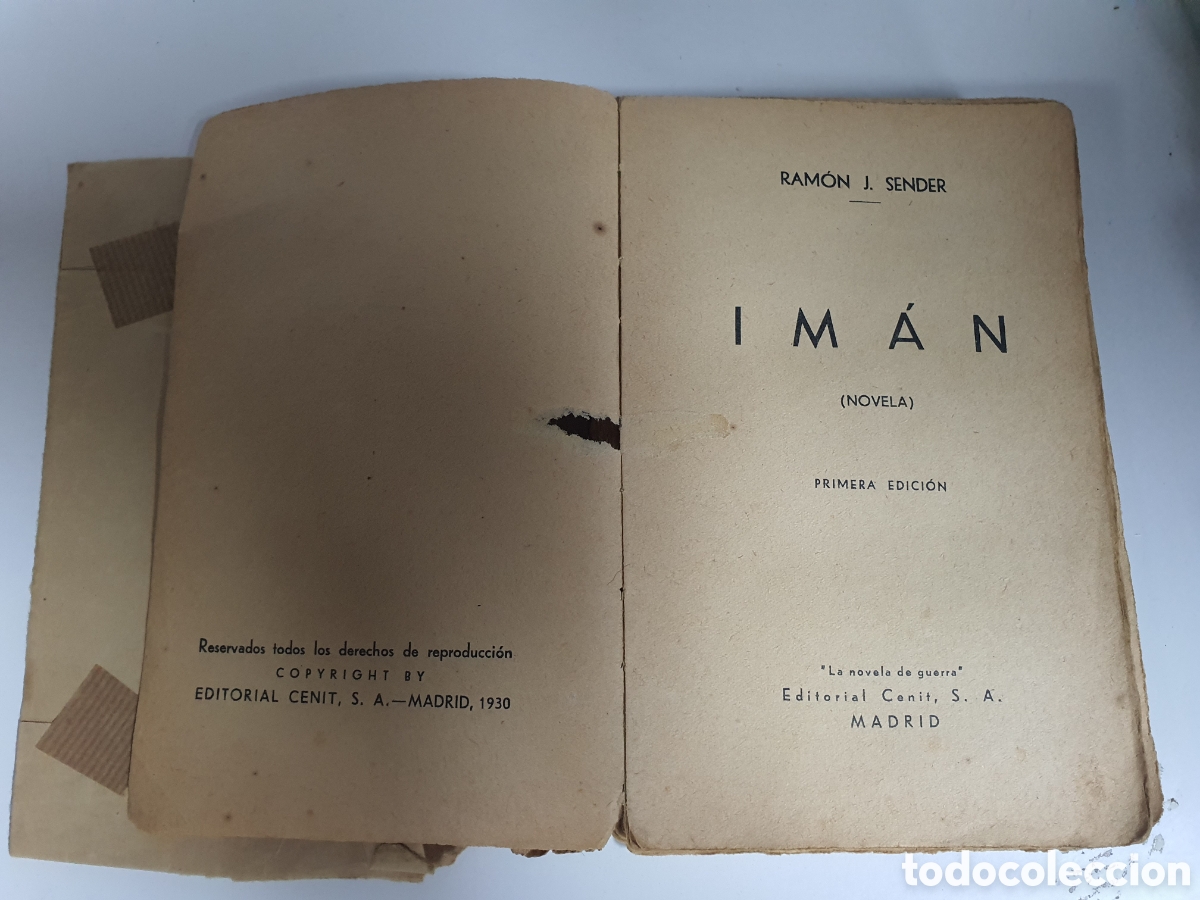 Libros: IM&Aacute;N. Ram&oacute;n J. Sender. 1930. - Foto 1
