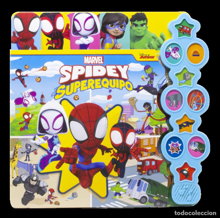 Libros: Spidey y su superequipo. Libro con 10 sonidos - Marvel - Foto 1