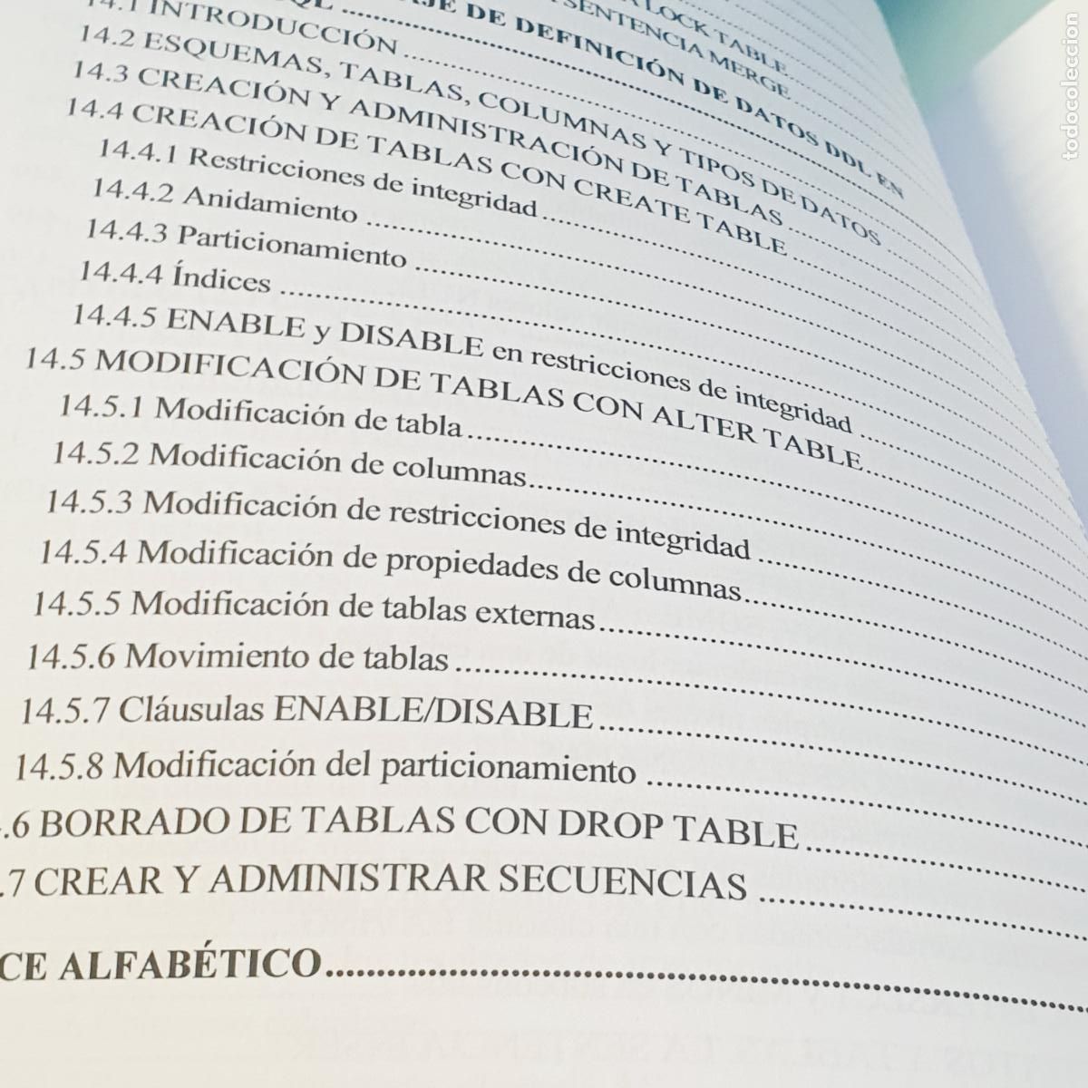 Libros: PROGRAMACI&Oacute;N EN ORACLE 11G SQL,SQL*PLUS Y PL/SQL-RA MA-TEACHING SOFT GROUP-2011 - Foto 16