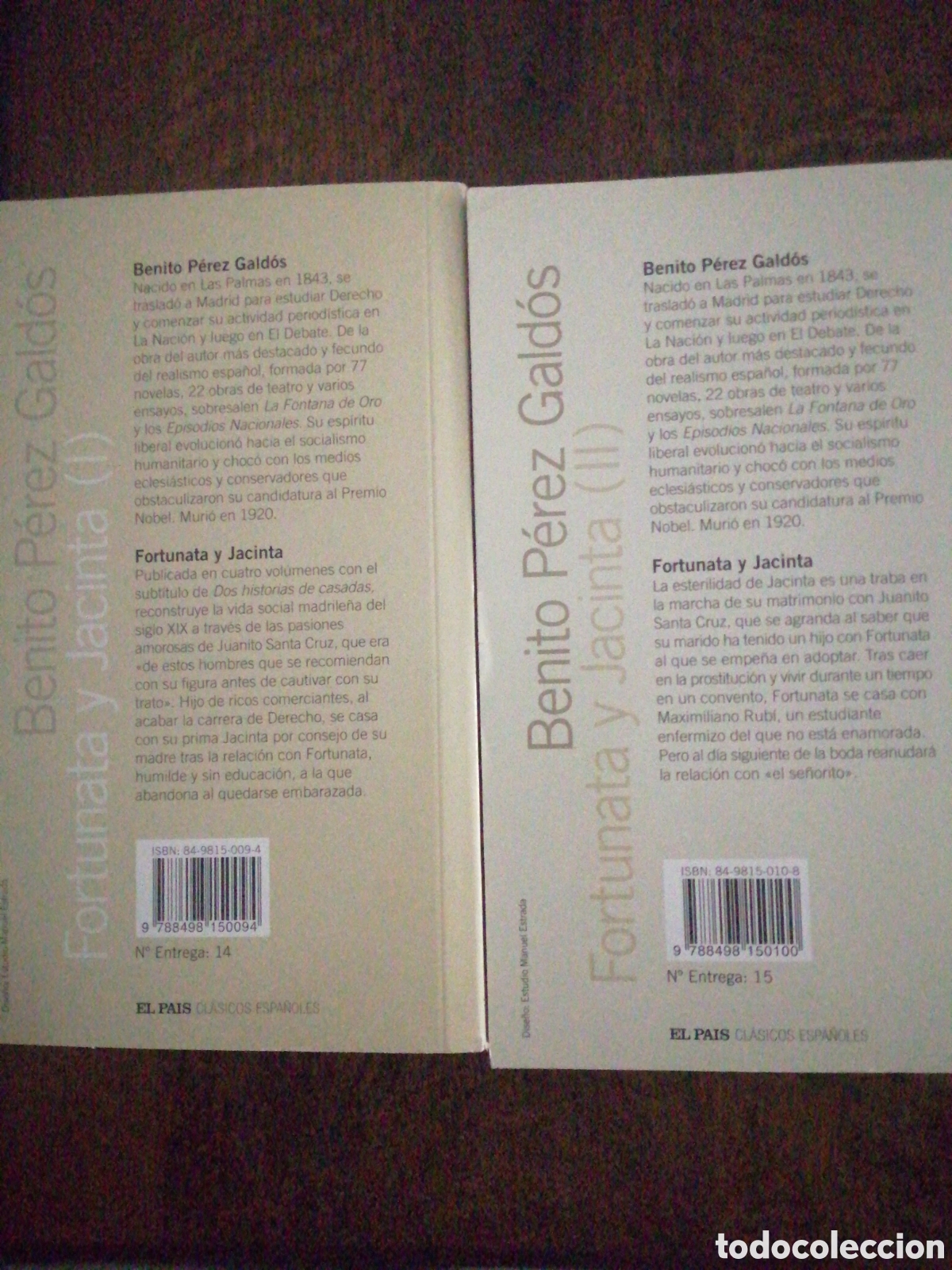 Libros: FORTUNATA Y JACINTA (I) y (II) TOMOS - Foto 2