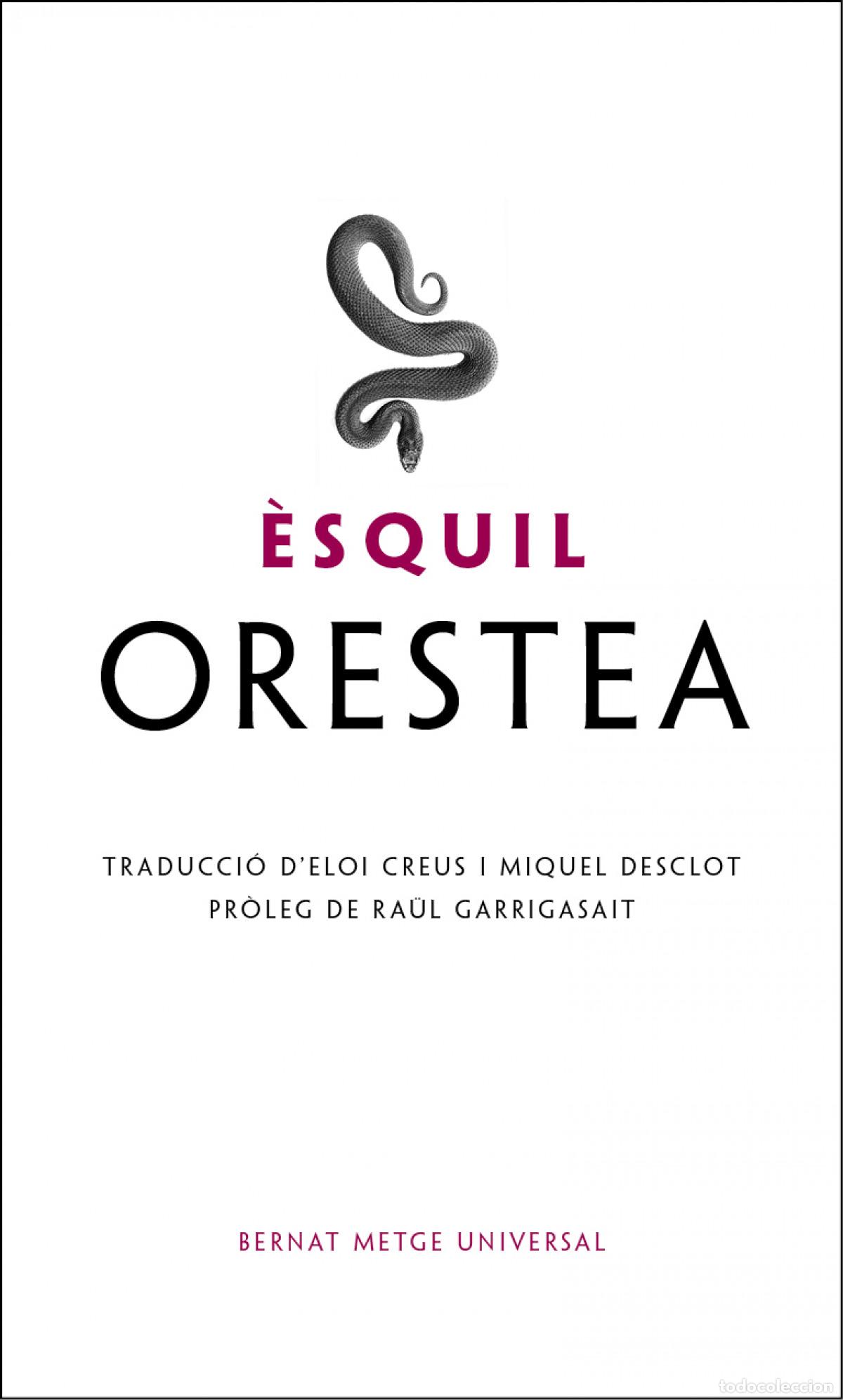 Libros: Orestea - &Egrave;squil - Foto 1