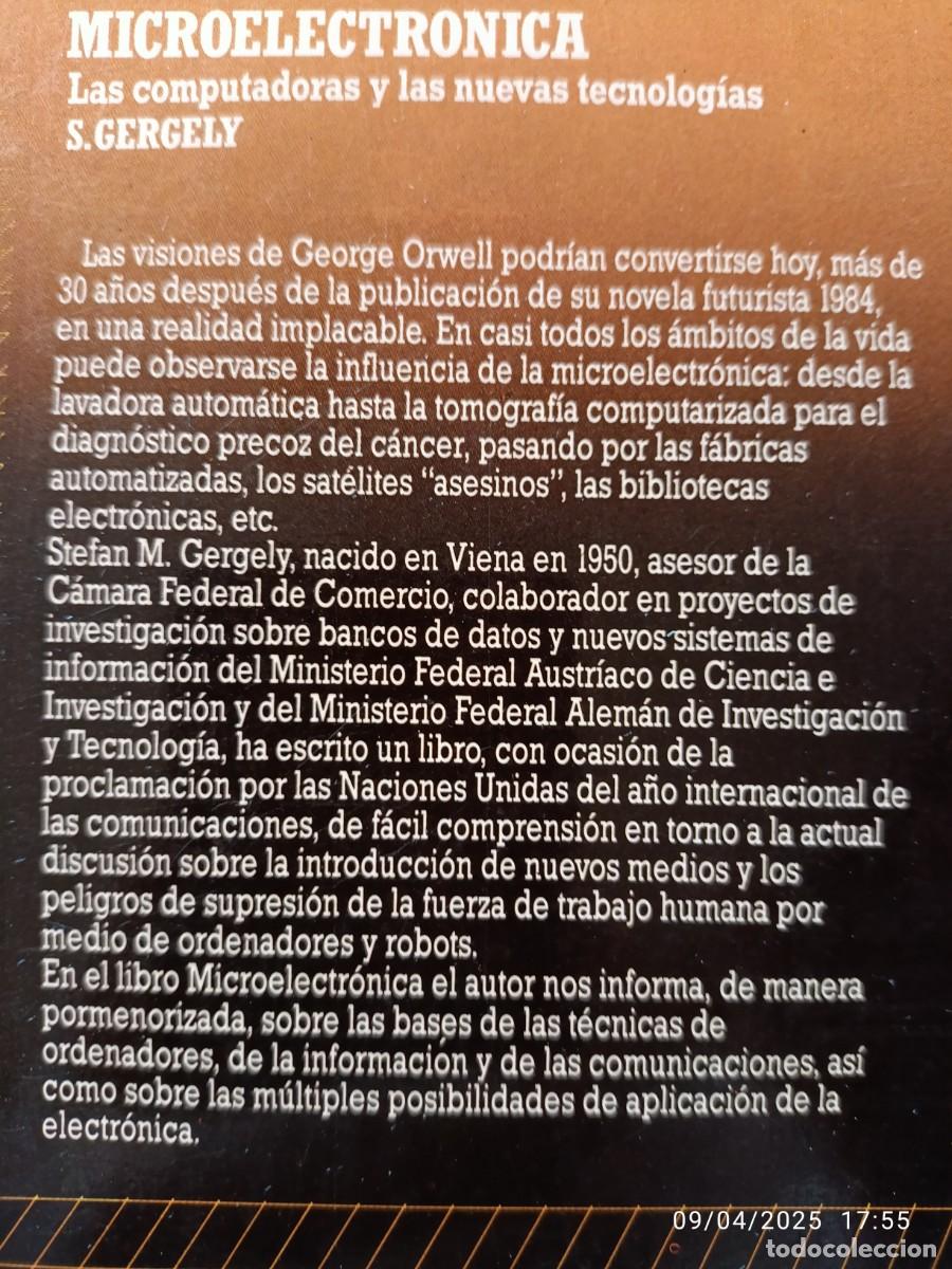 Libros: Micro electr&oacute;nica. S. gergely - Foto 2