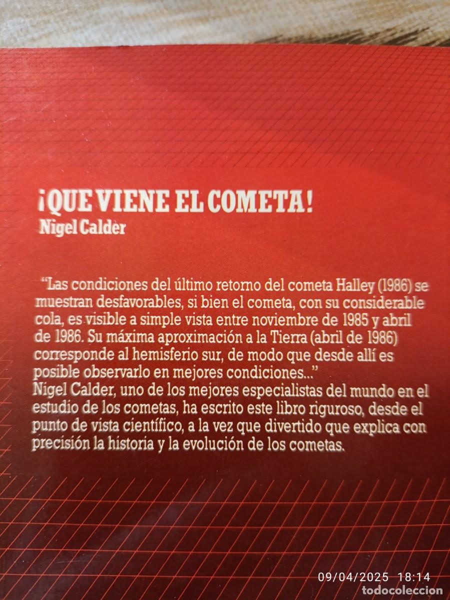 Libros: Que viene el cometa. Nigel Calder - Foto 2