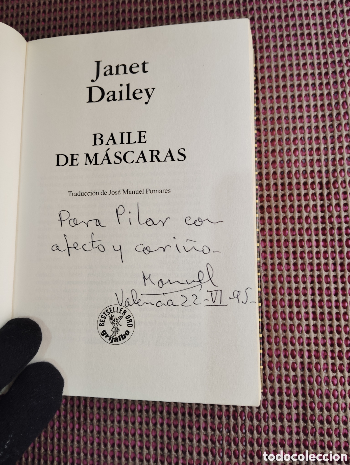 Libros: Baile de m&aacute;scaras. Janet Dailey. - Foto 5