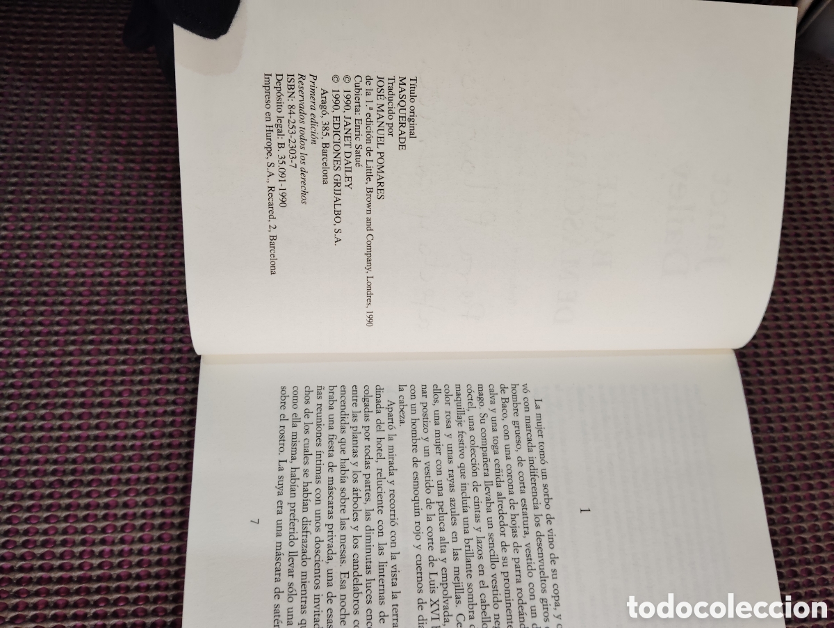Libros: Baile de m&aacute;scaras. Janet Dailey. - Foto 6