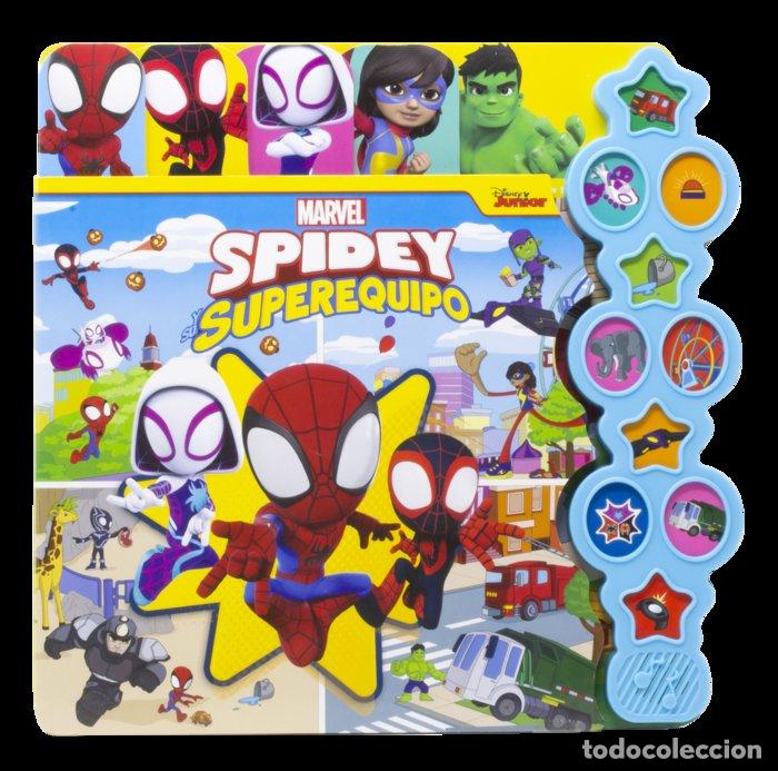 Libros: SPIDEY Y SU SUPEREQUIPO. LIBRO CON 10 SONIDOS - Marvel - Foto 1