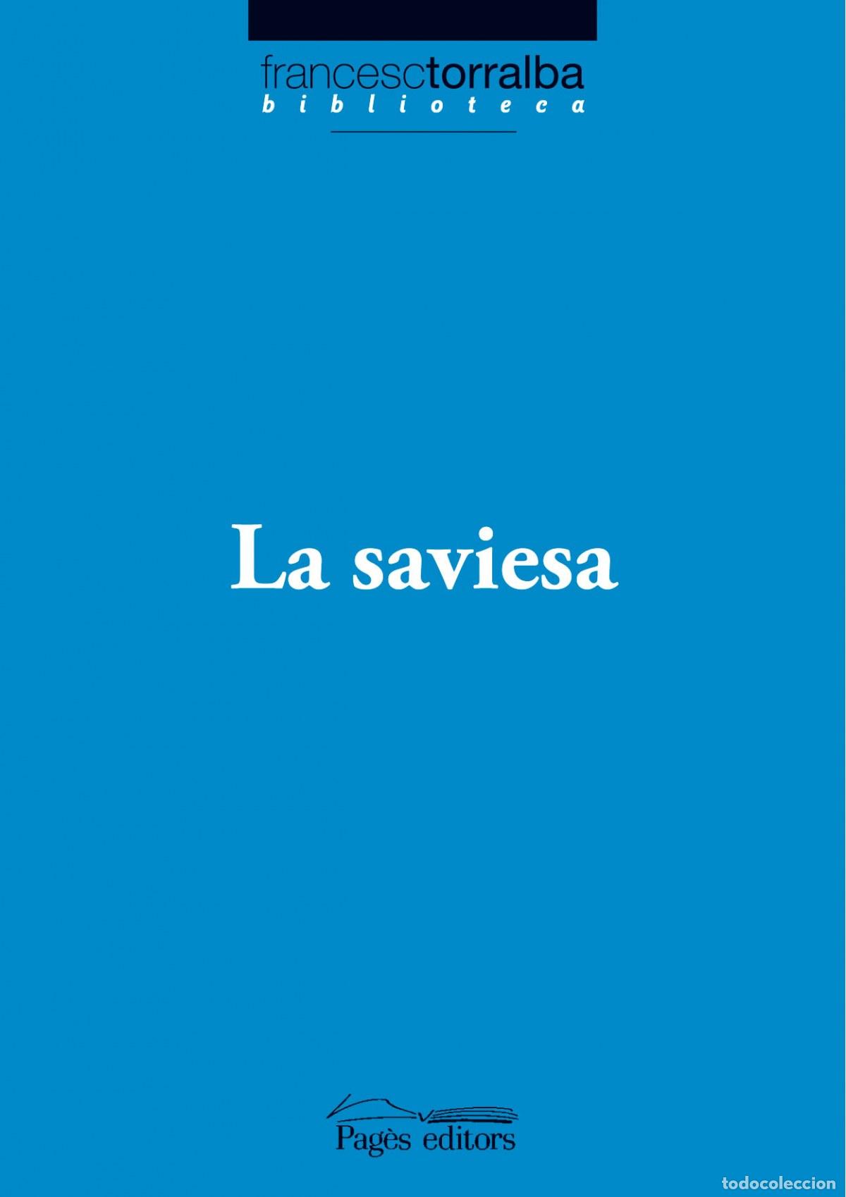 Libros: LA SAVIESA - Torralba, Francesc - Foto 1