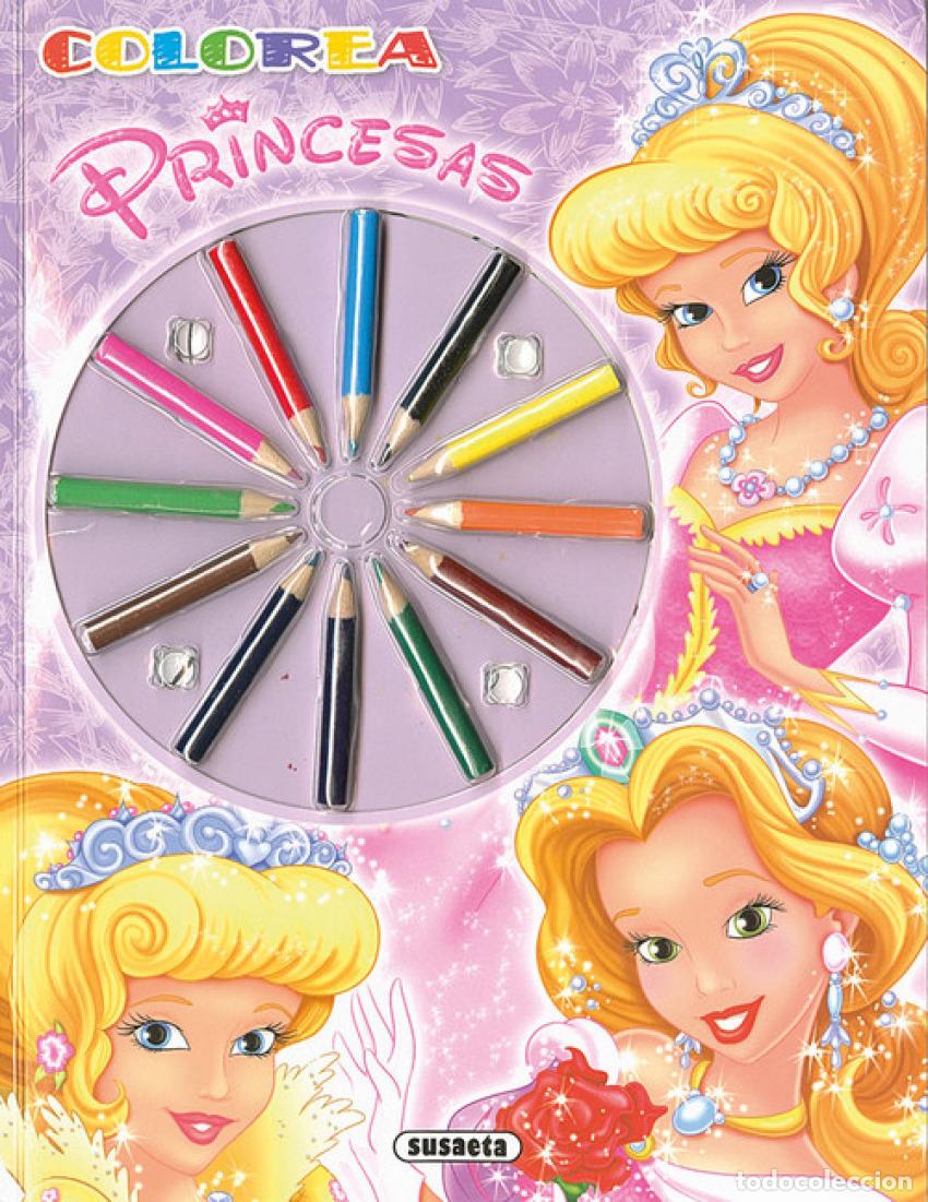 Libros: COLOREA PRINCESAS - VV.AA. - Foto 1
