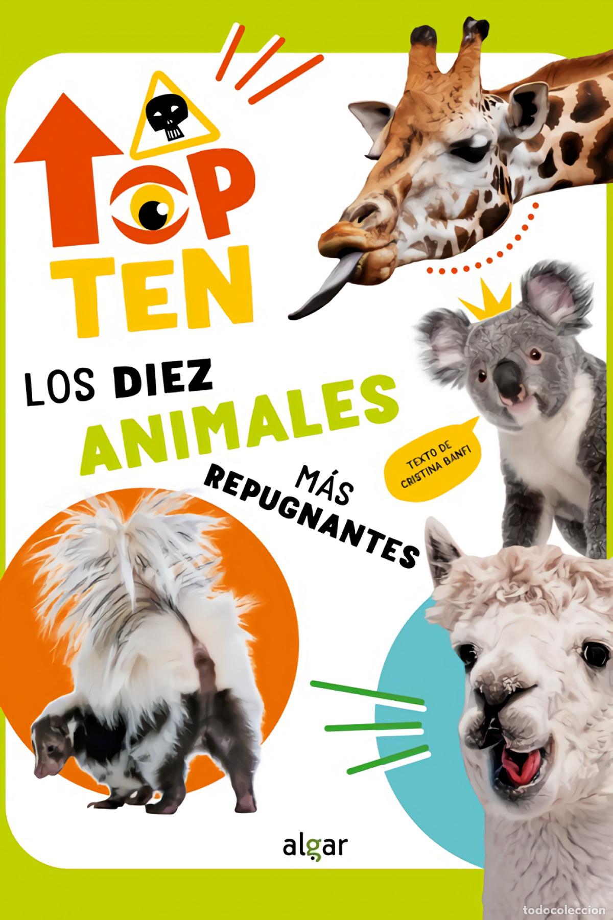 B&uuml;cher: TOP TEN LOS DIEZ ANIMALES MAS REPUGNANTES - Espanol/Castellano