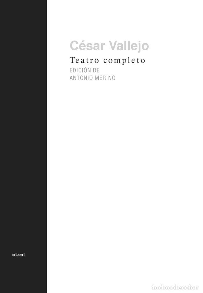 Libros: TEATRO COMPLETO - C&eacute;sar Vallejo - Foto 1