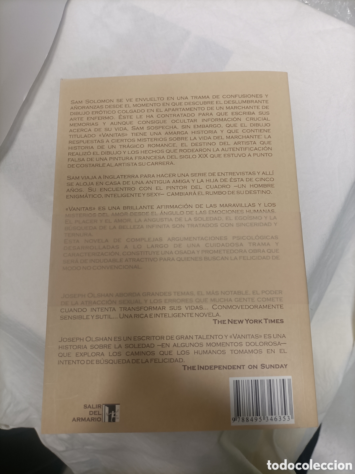 Libros: 2003,Vanitas , Joseph Olshan, Libro Nuevo - Foto 2
