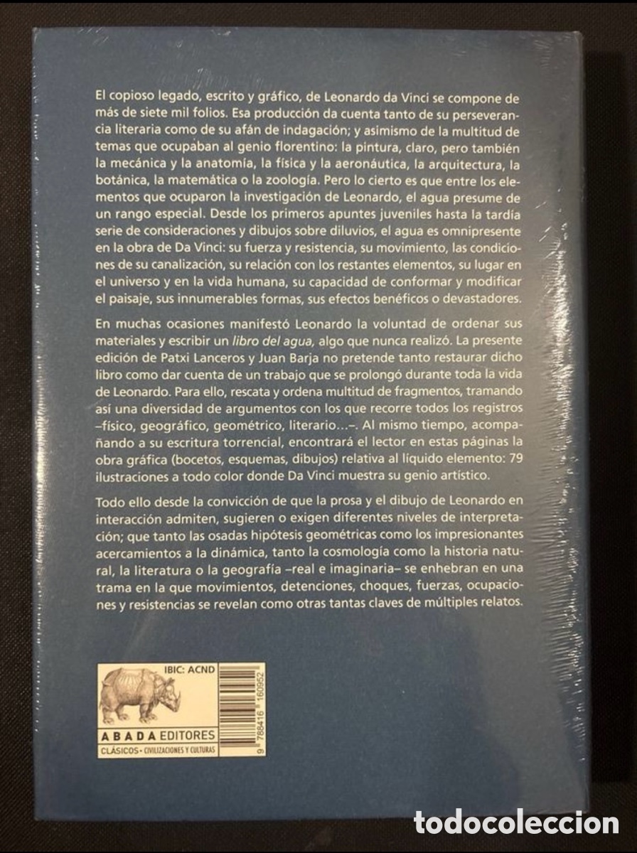 Libros: El libro del agua. Leonardo Da Vinci - Foto 2