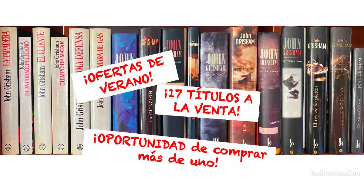 Libros: 17 T&Iacute;TULOS de John Grisham a la venta. - Foto 1