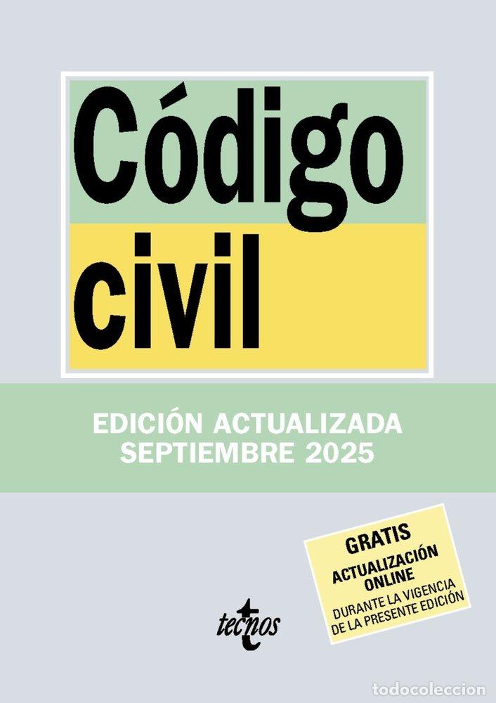 Libros: CODIGO CIVIL - EDITORIAL TECNOS - Foto 1