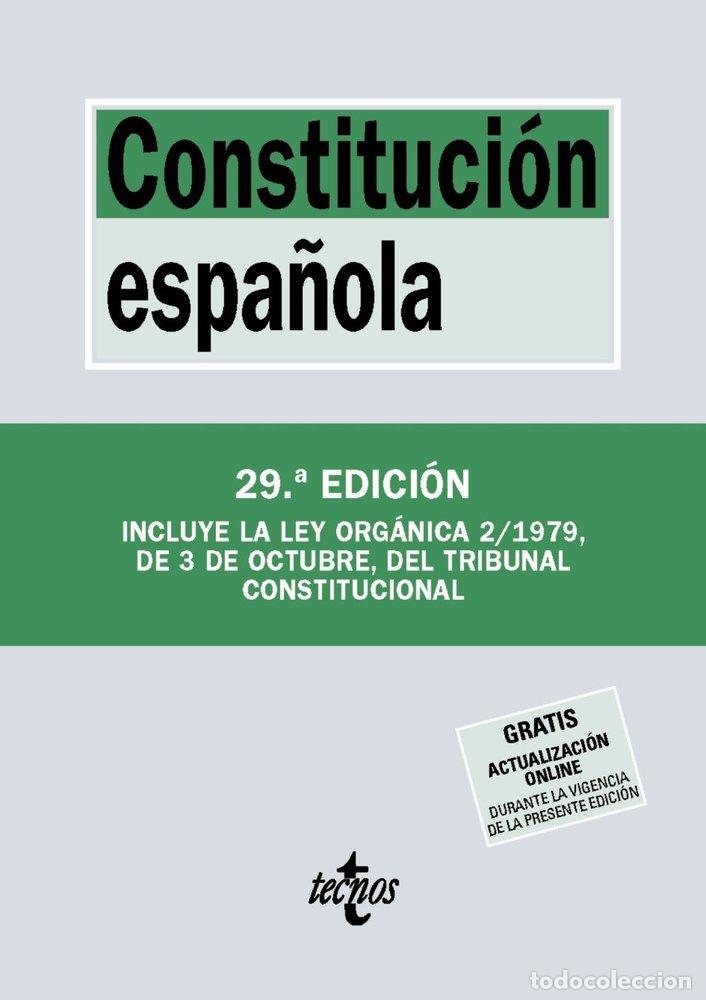 Libros: CONSTITUCION ESPA&Ntilde;OLA - EDITORIAL TECNOS - Foto 1
