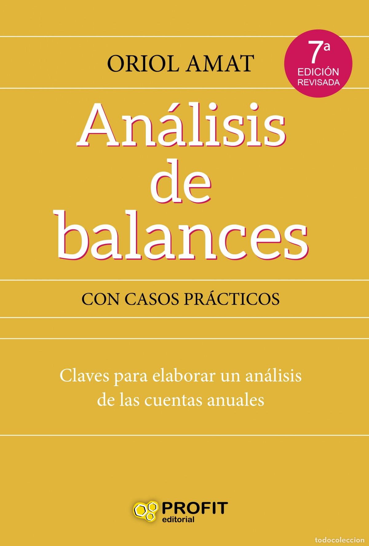 Libros: AN&Aacute;LISIS DE BALANCES - Amat, Oriol - Foto 1