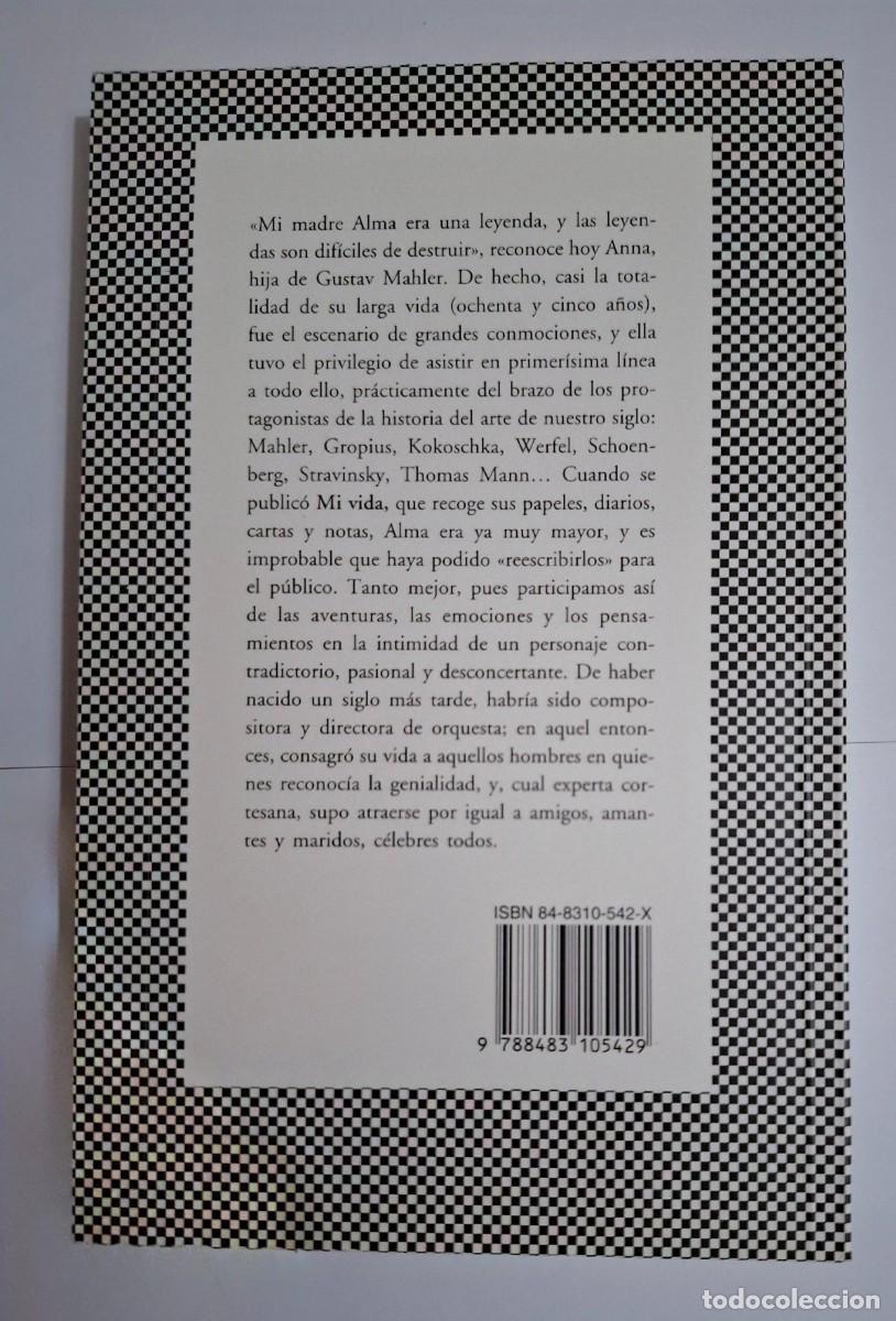 Libros: ALMA MAHLER-WERFEL: MI VIDA - Foto 2