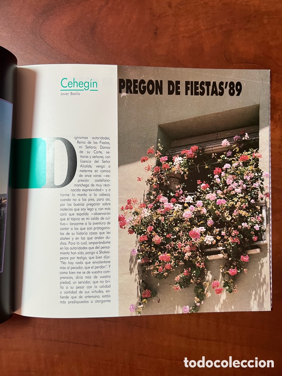 Libros: LIBRO PROGRAMAS DE FIESTAS CEHEGIN 1990 - Foto 3