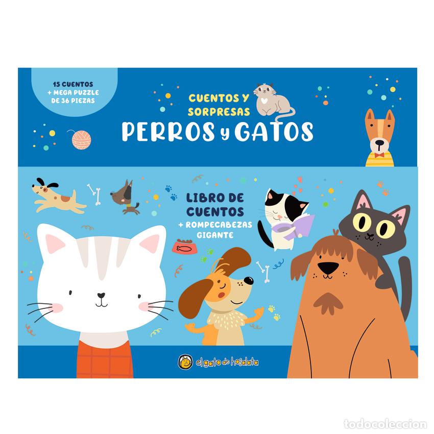Libri: PERROS Y GATOS (CAJA CON LIBRO+PUZLE) (&rdquo;CUENTOS Y SORPRESAS&rdquo;) - AA.VV.