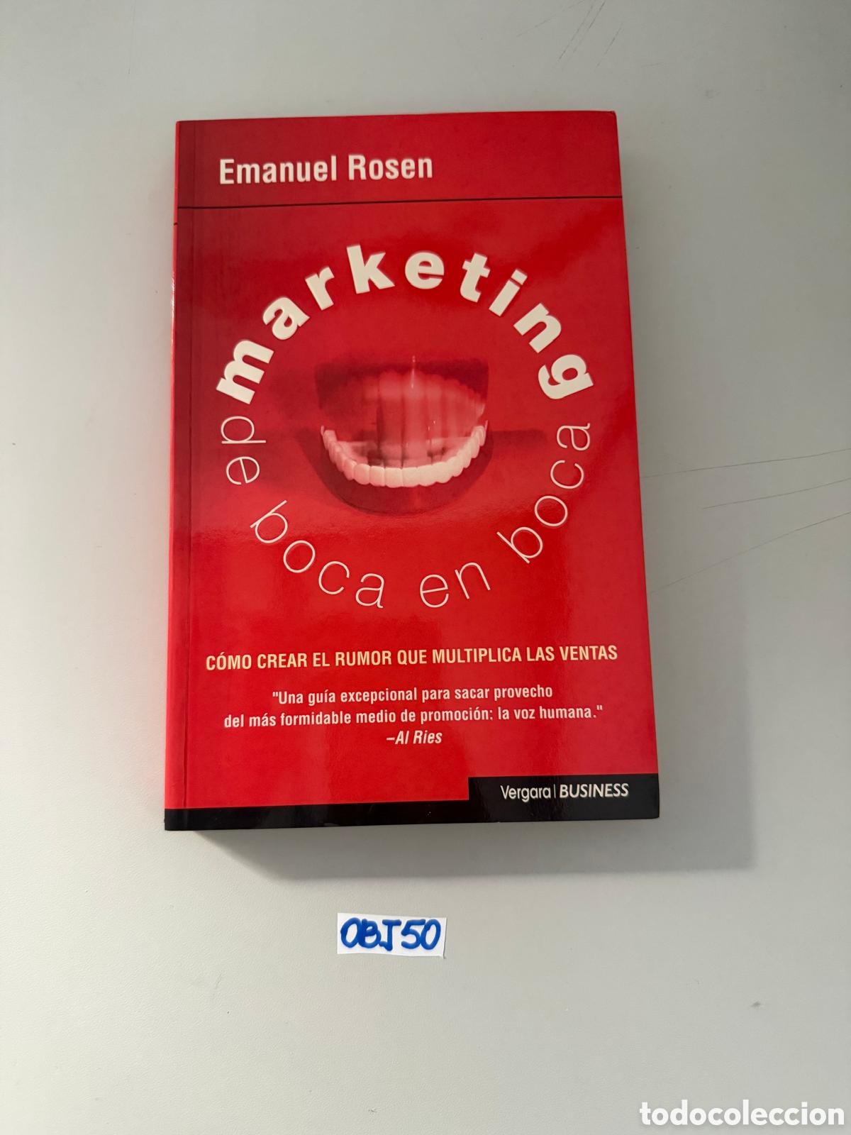 Libros: Libro de el Marketing de boca a boca - Foto 1