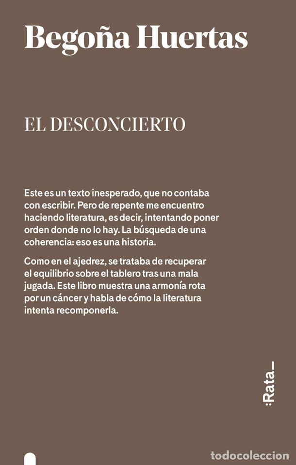 B&uuml;cher: DESCONCIERTO,EL - HUERTAS, BEGO&Ntilde;A