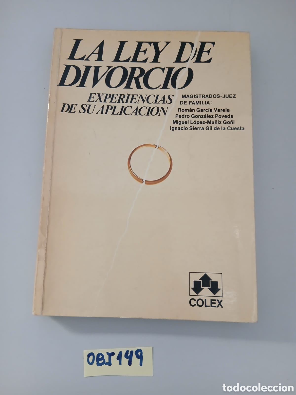 Libros: Libro de La ley del divorcio - Foto 1