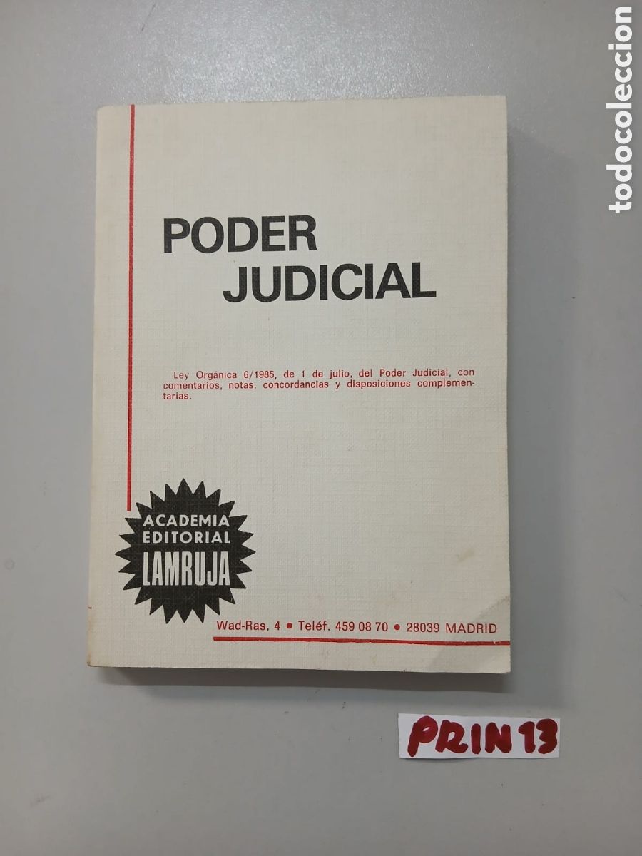 Libros: Libro del poder judicial - Foto 1