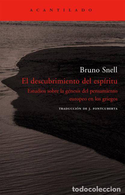 B&uuml;cher: DESCUBRIMIENTO DEL ESPIRITU - SNELL, BRUNO