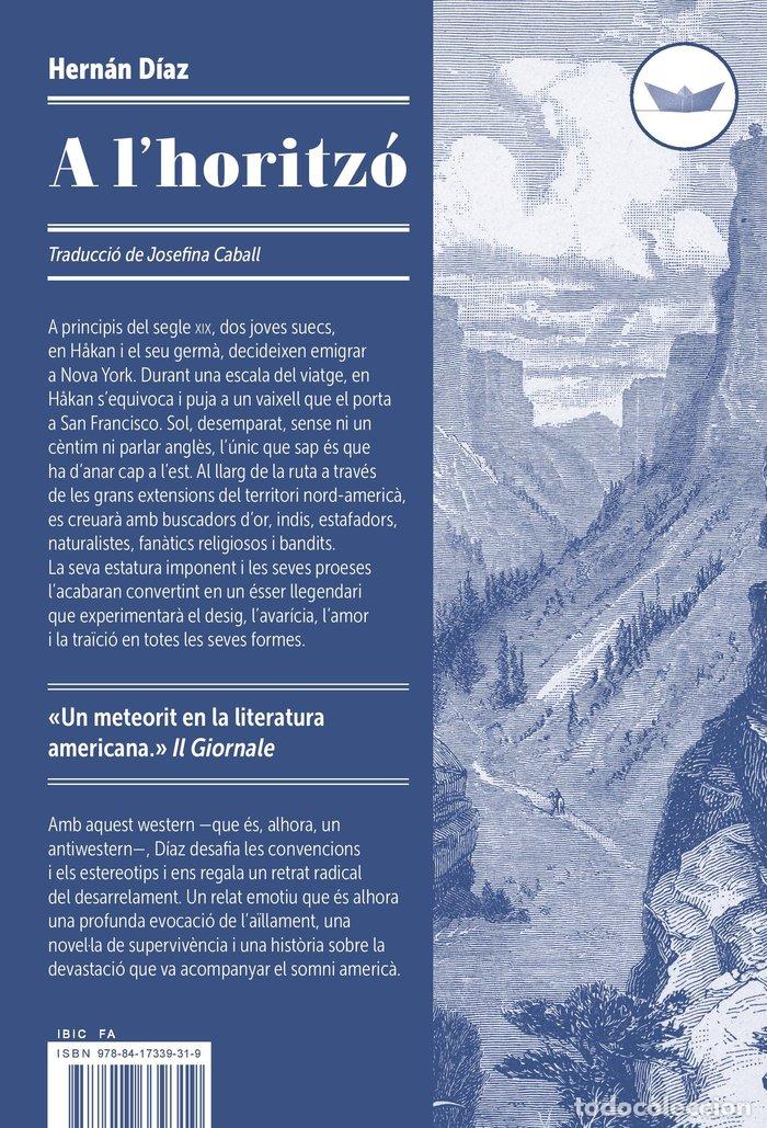Libri: A L'HORITZO CAT - DIAZ, HERNAN